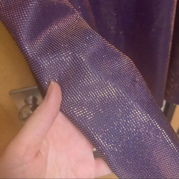 URBAN OUTFITTERS Blue Gold Shifting Mini Dress Medium NWT - Picture 4 of 10